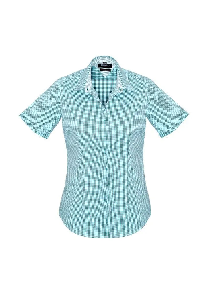 Biz Corporates Newport Womens Short Sleeve Shirt 42512 - Flash Uniforms